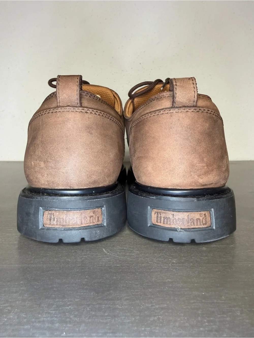 Men's Timberland Oxford Dress Shoes, Brown, Size 11M Leather Shoes Waterproof